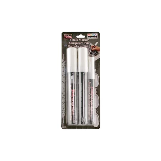 Marvy® Uchida Bistro Chalk 3 Marker Set, White